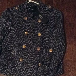 Ark & Co Jackets & Coats - Tweed military style lined ark & co. Jacket NWT Ark & Co Jackets & Coats - Tweed military style lined ark & co. Jacket NWT